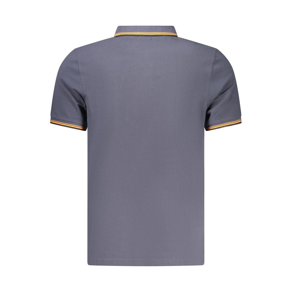 Polo Shirt by North Sails for men in cotton blue presents a sleek silhouette, featuring a refined and for a sleek finish.