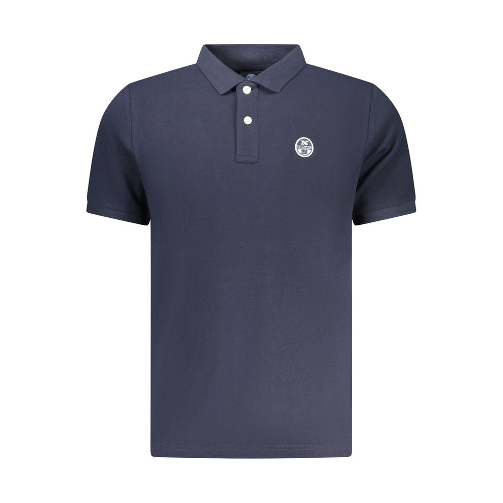 Polo Shirt by North Sails for men in cotton blue features a eye catching silhouette, showcasing a refined and for a eye catching finish.