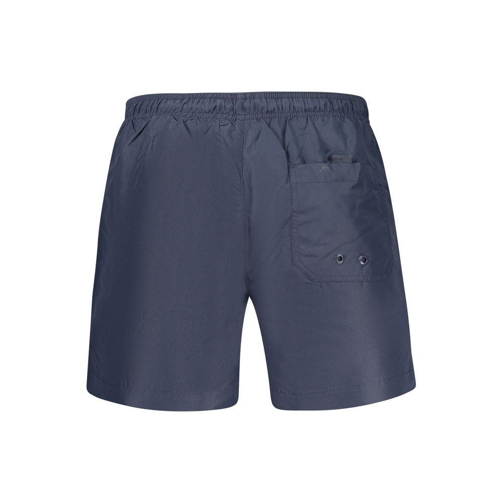 Swim Shorts by North Sails for men in polyester blue & signature features an glamourous silhouette from the Men's Polyester Swim Shorts collection, highlighting a refined fit and glamourous cut for a premium poolside look.