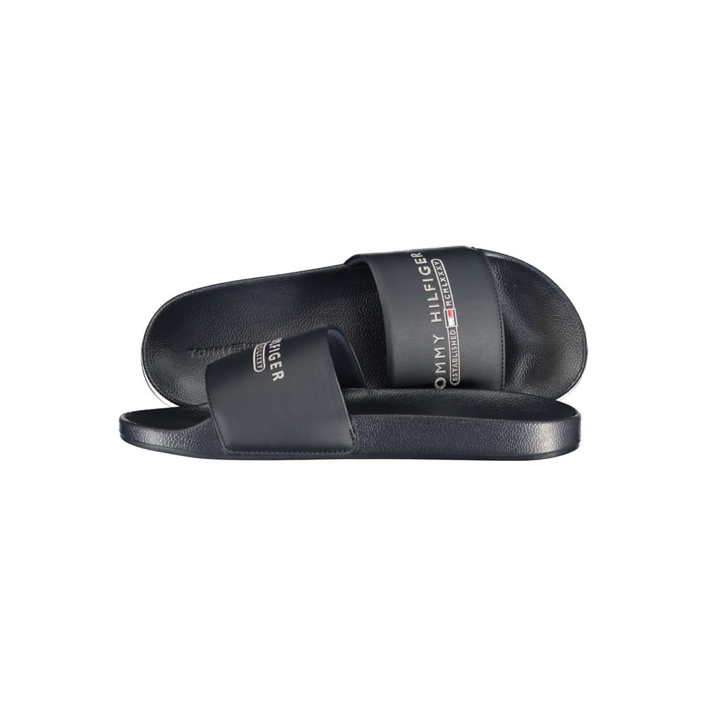 Sandals by Tommy Hilfiger for men in polyester & polyurethane blue & signature features an effortlessly chic silhouette from the Men's Polyester & Polyurethane Sandals collection, showcasing a effortlessly chic and elegant .
