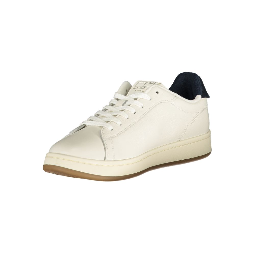 Athletic Sneakers Tommy Hilfiger men polyester polyurethane leather blue & white featuring a avant-garde Crisp Men's Athletic Polyester Polyurethane Leather Sneakers design with a avant-garde athletic style for a refined finish.