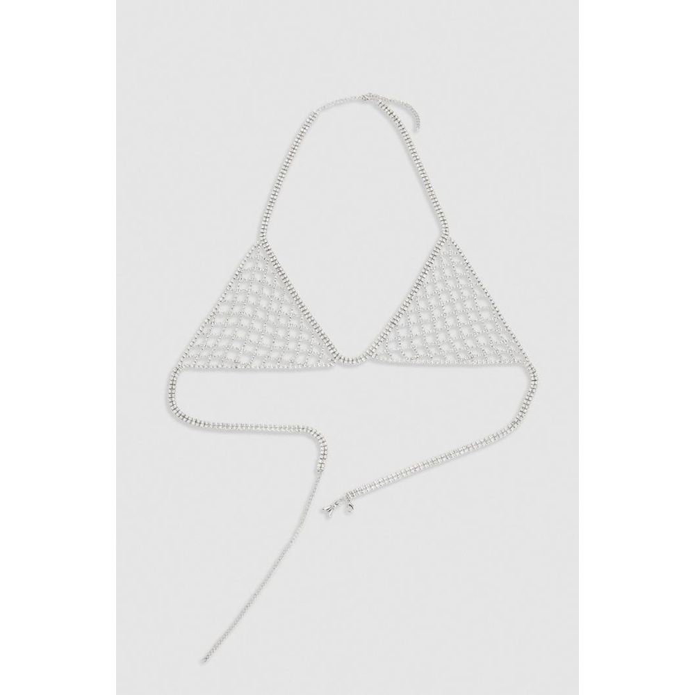 Patrizia Pepe Women's Copper & Crystal Bra - Copper White