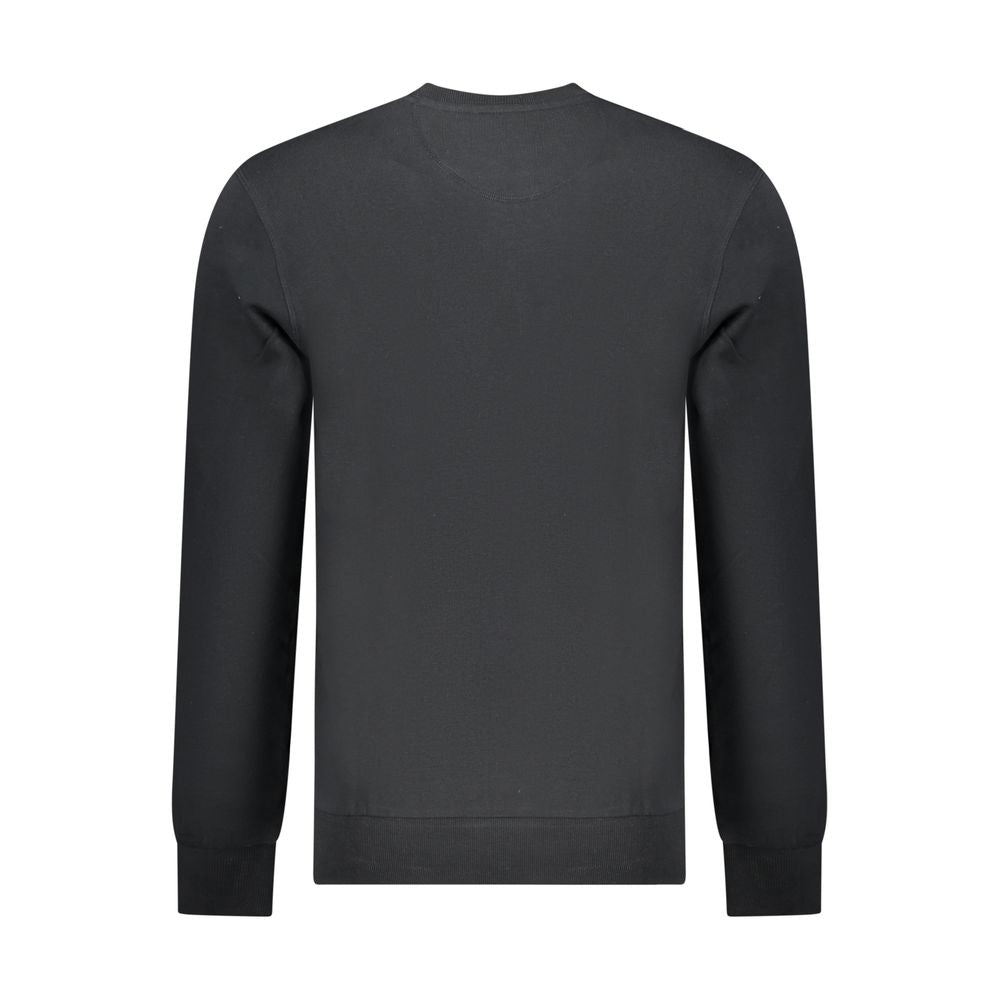 Sweatshirt by North Sails for men in cotton black & print features an enviable silhouette, showcasing a premium and refined crew neckline for a truly enviable finish.