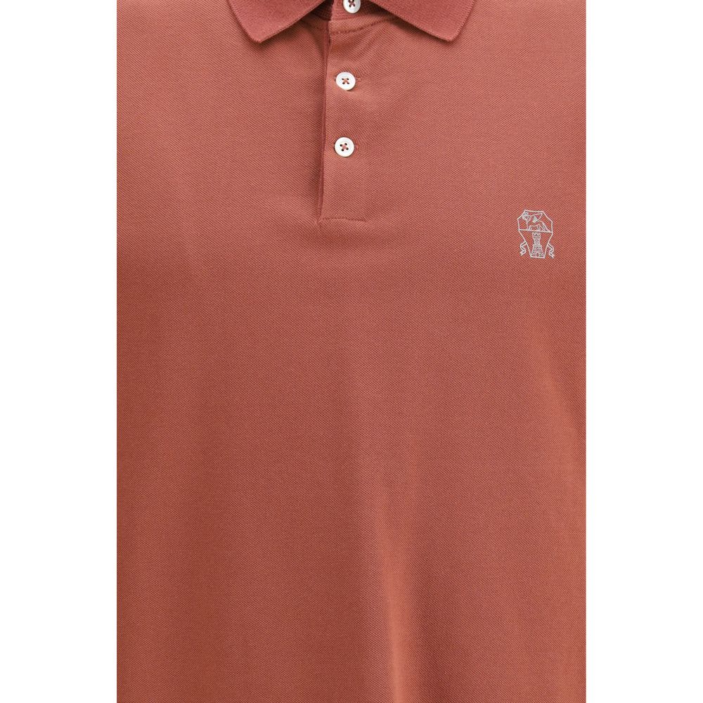 Brunello Cucinelli Men's Regular Fit Cotton Polo Shirt - Multicolor Signature
