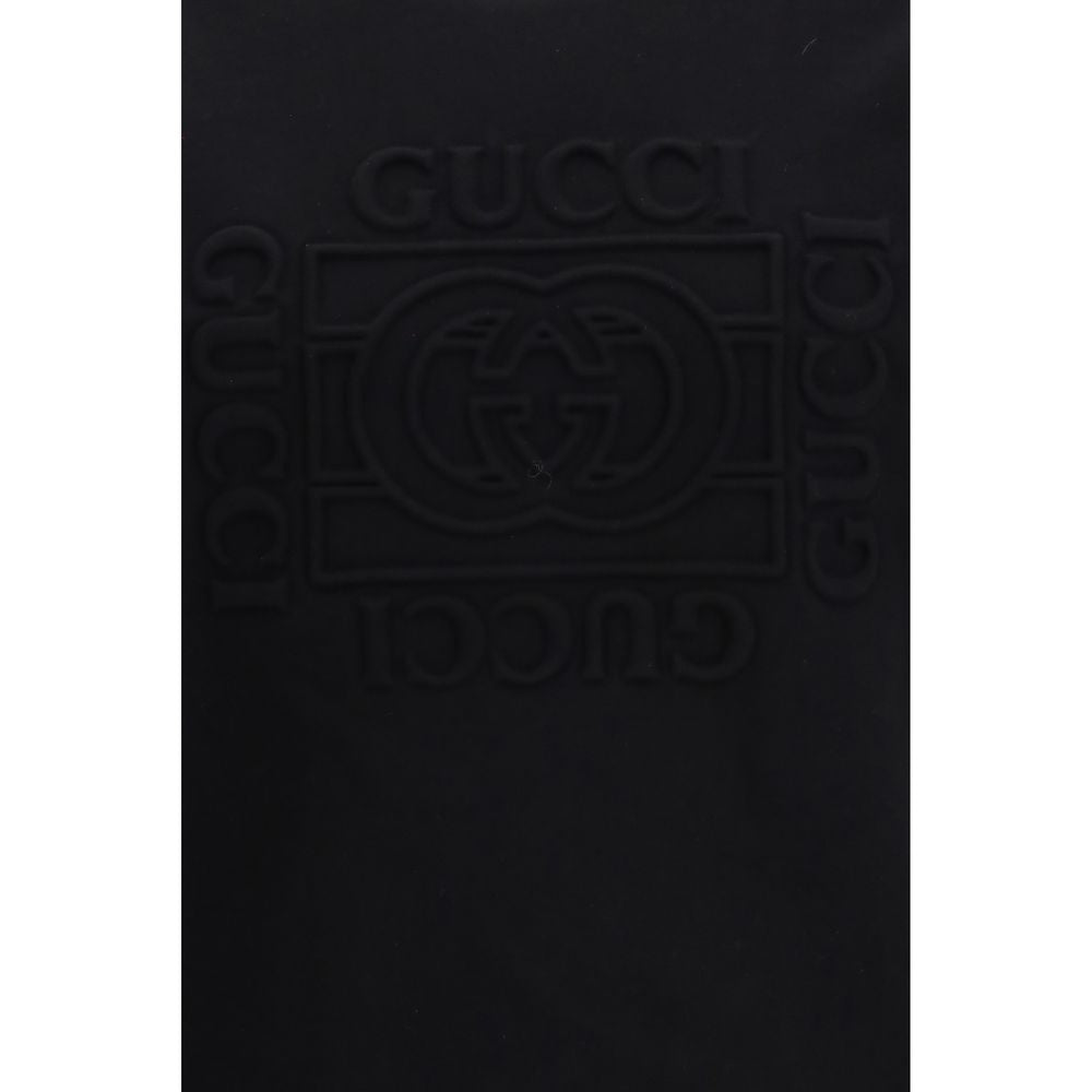 Sweatshirt by Gucci for men in cotton black features a unrivaled silhouette with a refined and unrivaled detailing for a sophisticated look.