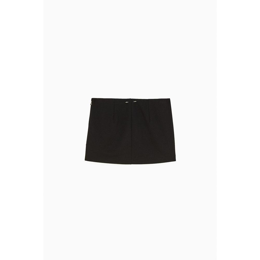 Patrizia Pepe Women's Viscose & Nylon Mini Skirt - Black