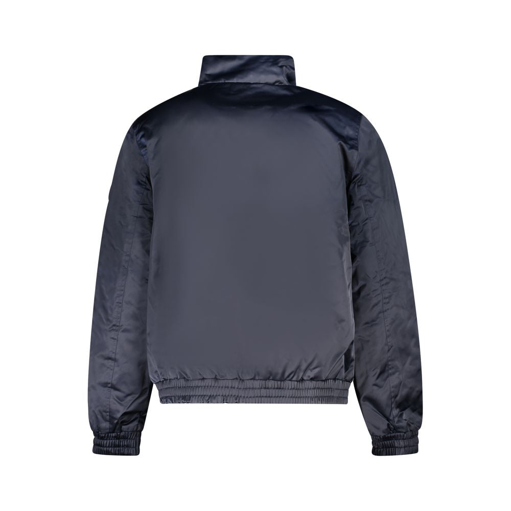 Calvin Klein Men's Polyester Bomber Jacket - Blue Print