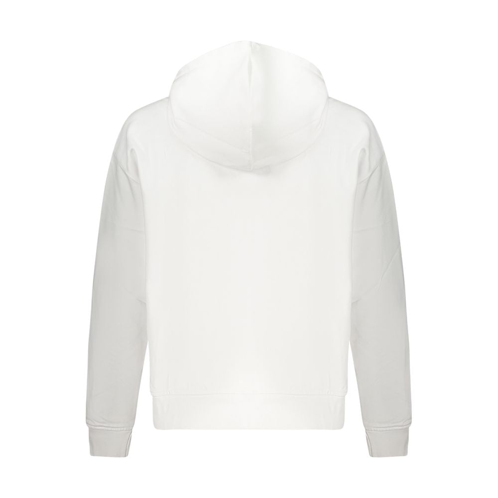 Hooded Sweatshirt Hoodie by Calvin Klein for women in cotton white & print features a edgy silhouette, detailed with a edgy and for a refined finish.