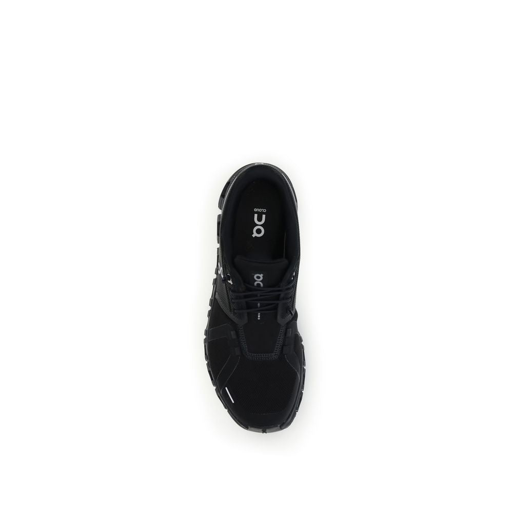ON Men's Athletic TU Polyester & Polyurethane Sneakers - Black