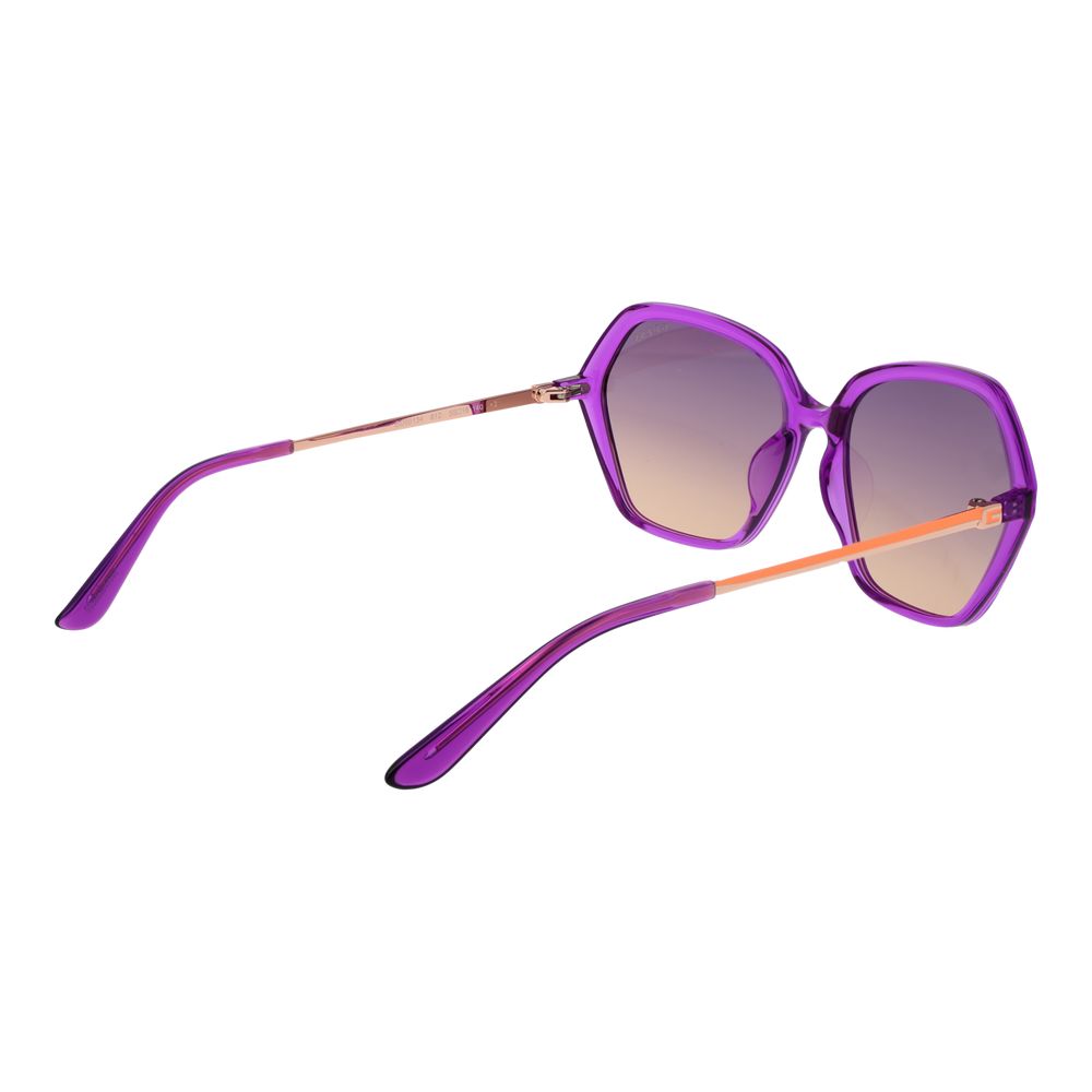 Guess Square Gradient Medium-Tint Plastic Sunglasses - Multicolour