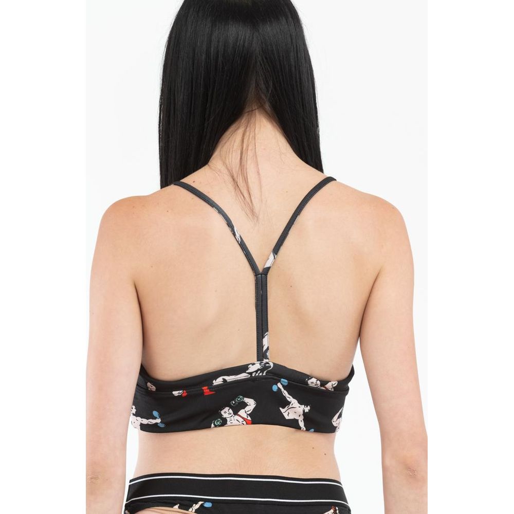 Moschino Fantasy Women's Stretch Polyester Tank Top - Black