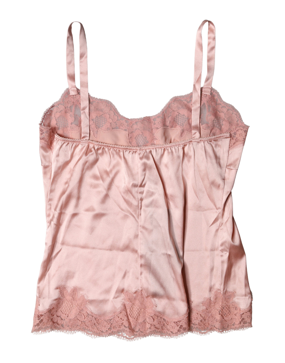 Dolce & Gabbana Women's Cotton Silk Nylon & Lace Pajamas - Pink Floral