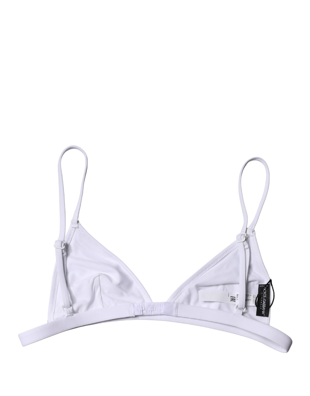 Dolce & Gabbana Women's Stretch Nylon Swimwear Top - White