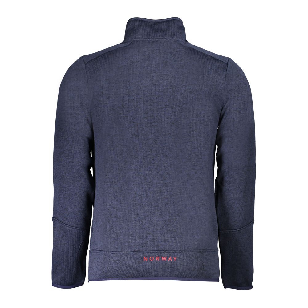 Sweatshirt by Norway 1963 for men in polyester blue & signature presents a smart casual silhouette, featuring a smart casual and for a sophisticated look.