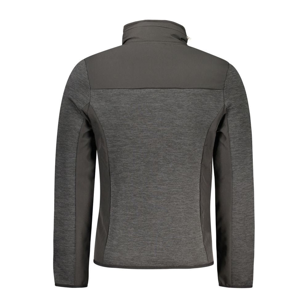 Hooded Overcoat by Norway 1963 for men in polyester black, gray & signature features a contemporary silhouette showcasing a contemporary hooded neckline and refined pockets & hooded for a sophisticated finish.