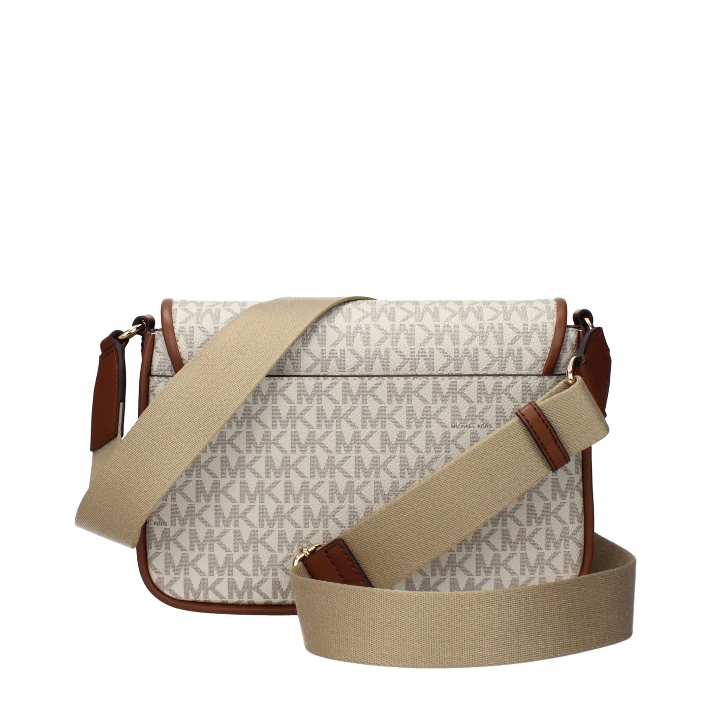 Michael Kors Fabric Crossbody Handbag - Beige