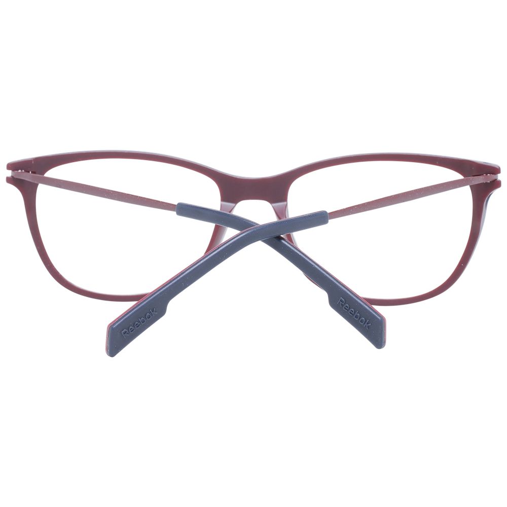 Reebok Unisex Rectangle Full-Rim Plastic Eyeglasses Frames - Blue