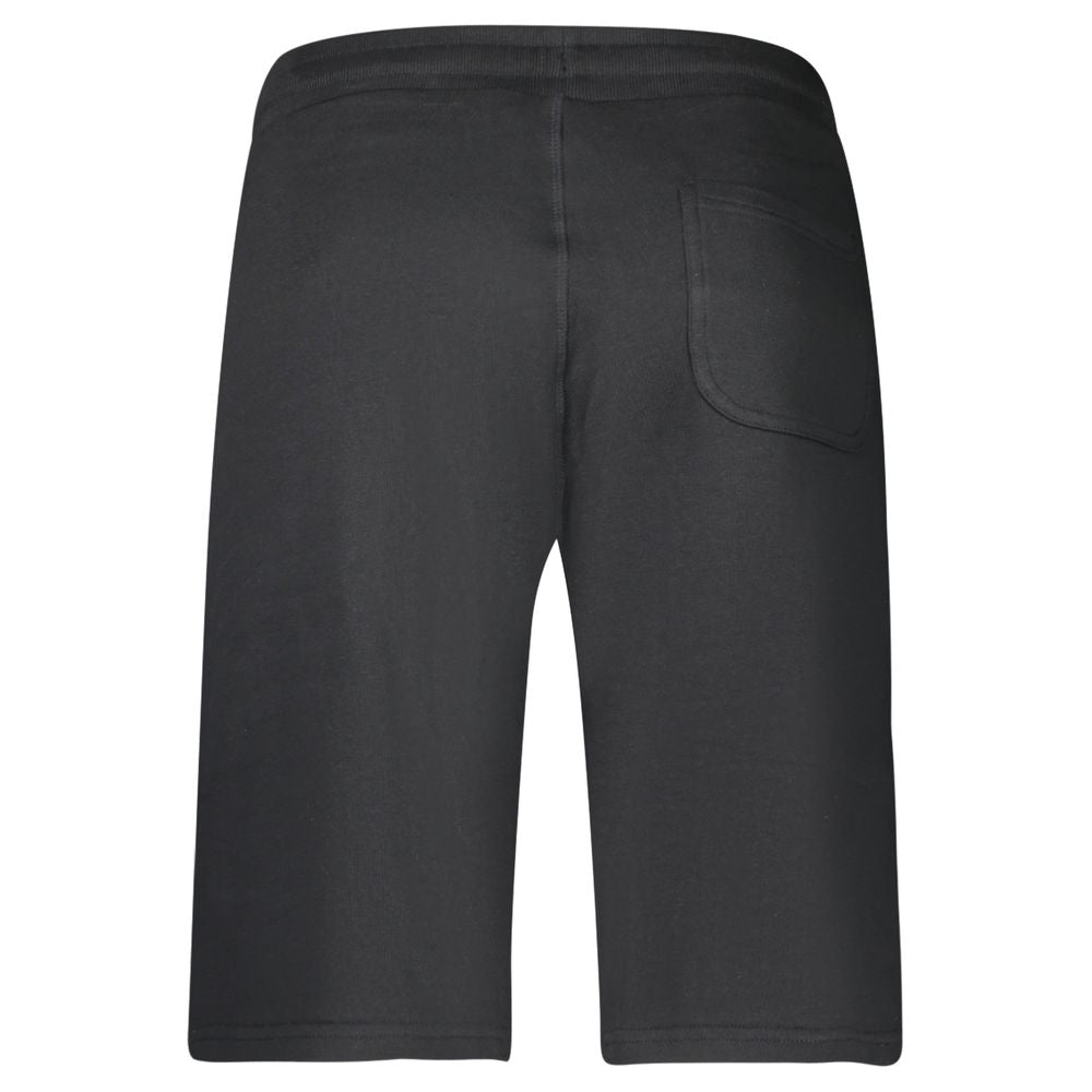 Activewear Shorts by North Sails for men in cotton black & signature features an versatile with adjustable-waistband, presenting a versatile short and designed for a versatile look.