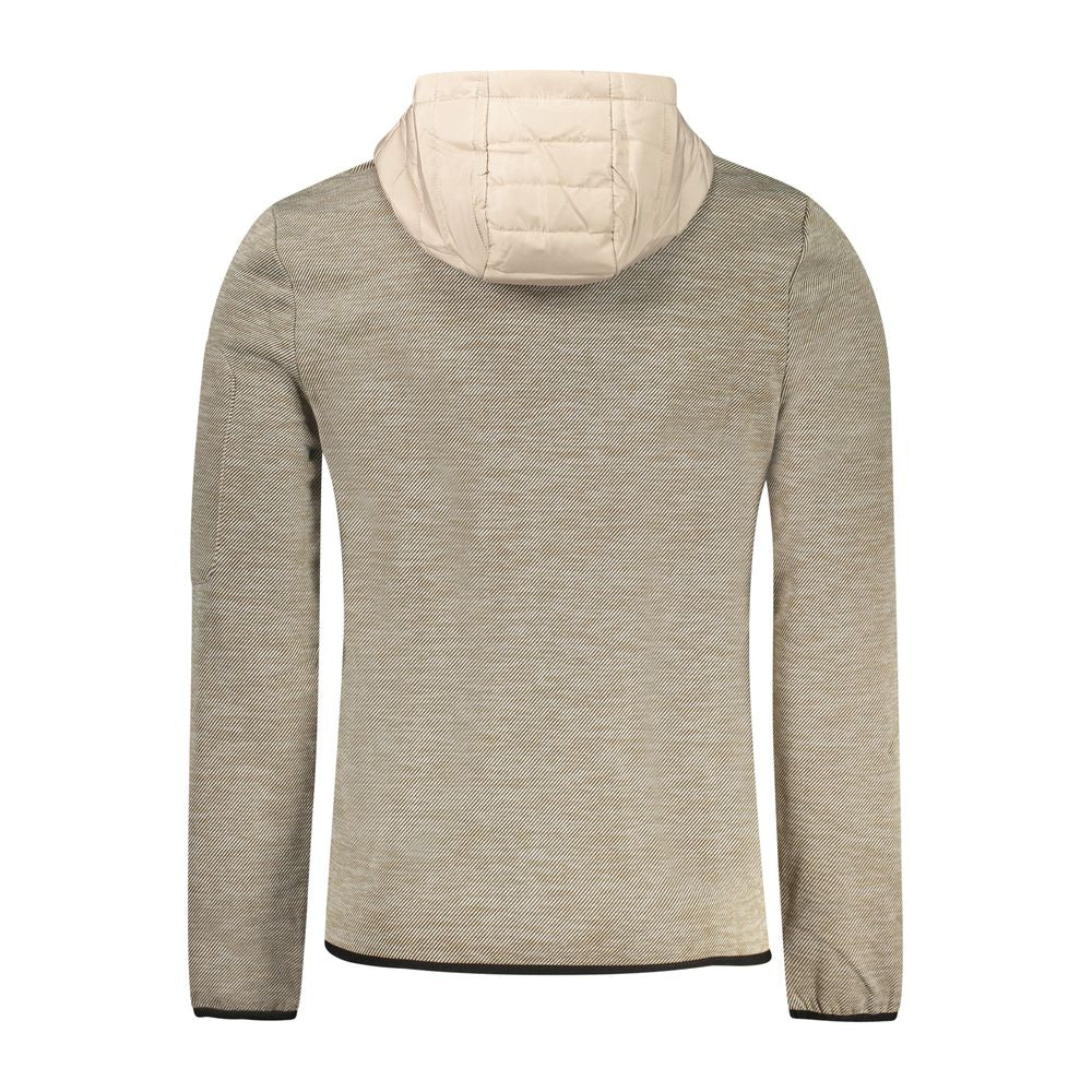 Norway 1963 Men's Polyester Hooded Windbreaker Jacket - Beige
