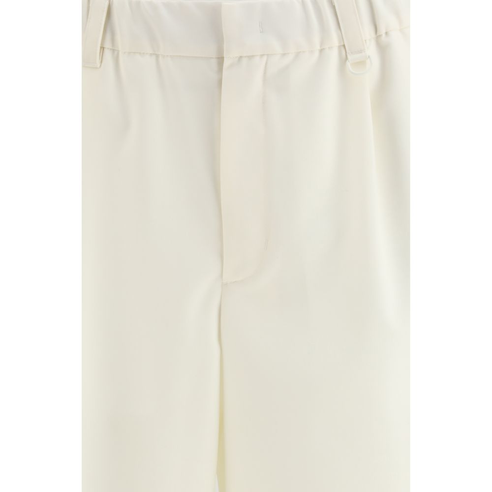 LAMINAR Beige Polyester Shorts