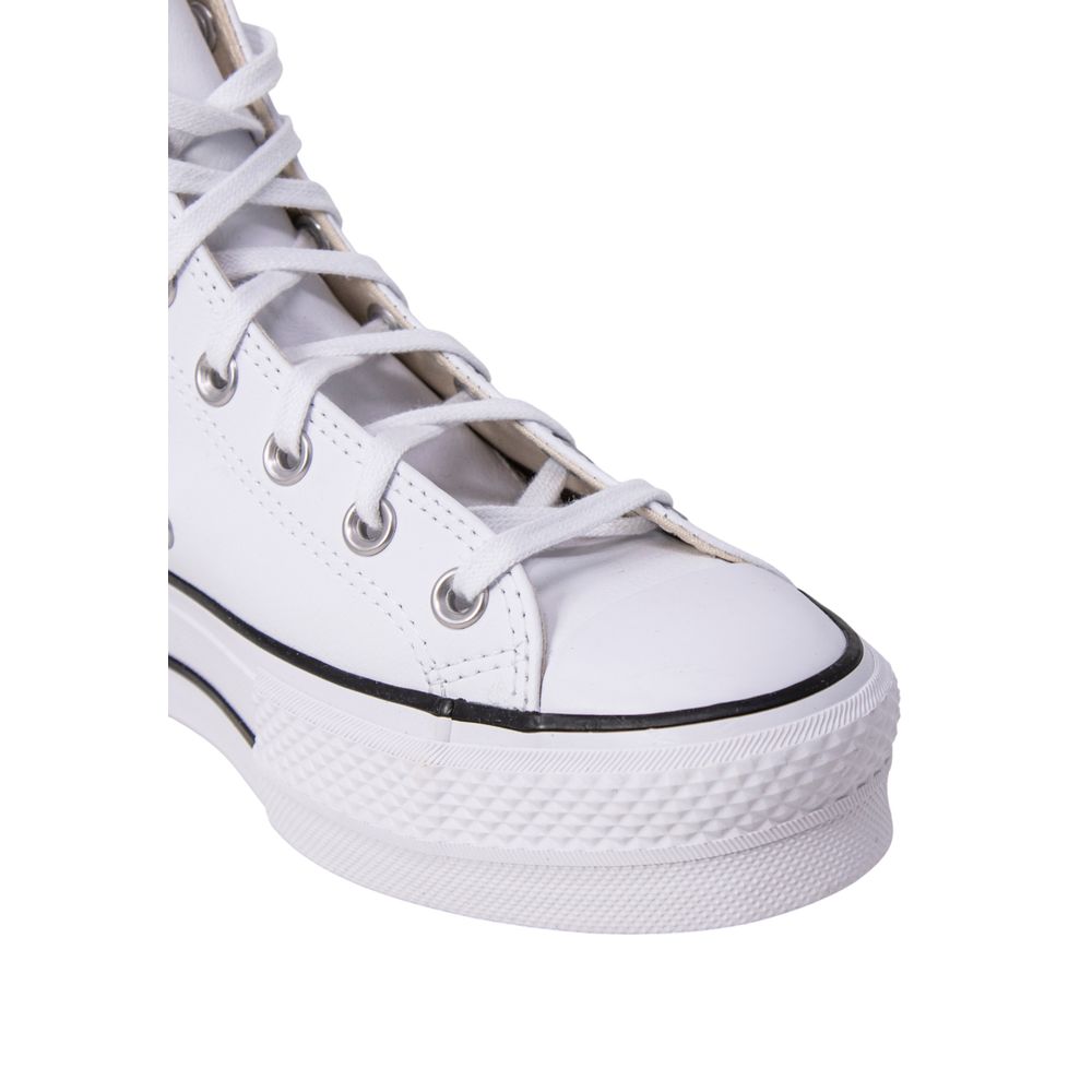 Converse Women's High-Top Casual Polyethylene & Polyurethane Sneakers - White