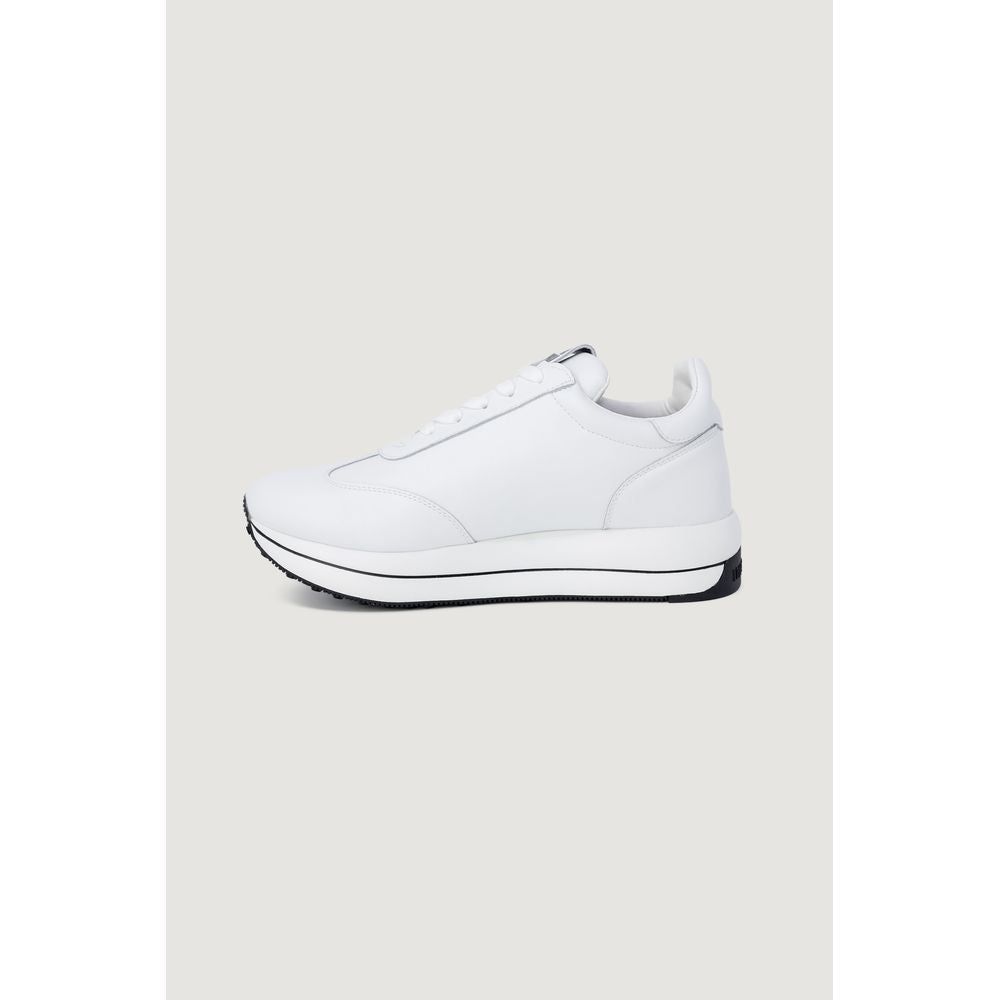 Love Moschino Women's Low-Top Casual Synthetic Leather Sneakers - White