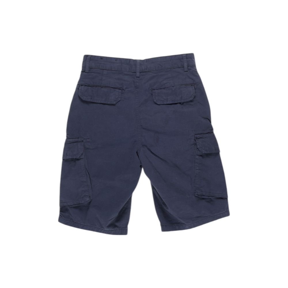 Bermuda Shorts by Lyle & Scott for men in cotton blue features a eye catching regular-fit and long short with a eye catching .