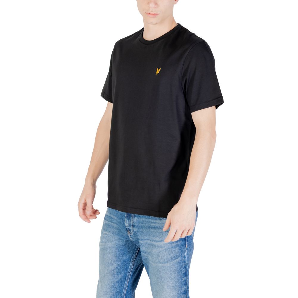 Lyle & Scott City Men's Cotton Canvas T-Shirt - Black
