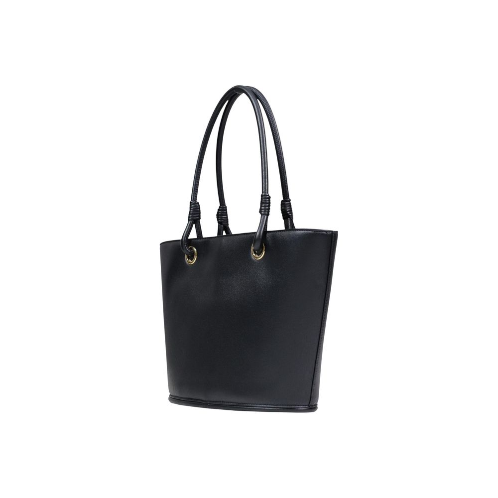 Handbag by Love Moschino for women in polyethylene & polyurethane black features a refined silhouette, showcasing a secure , organized , and versatile handle for a refined finish.