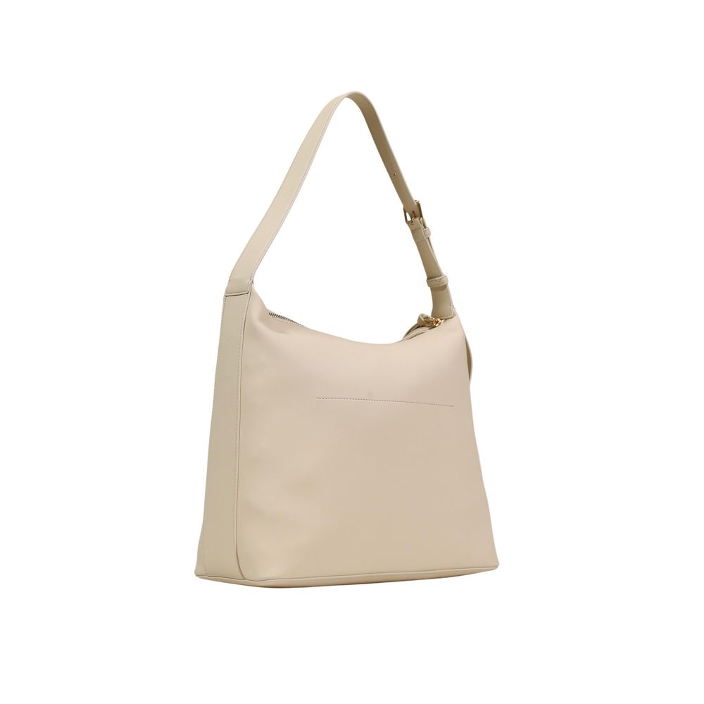 Shoulder Handbag by Love Moschino for women in polyethylene & polyurethane beige features a exquisite silhouette, showcasing a secure and exquisite with versatile shoulder-strap & adjustable-strap for a exquisite finish.