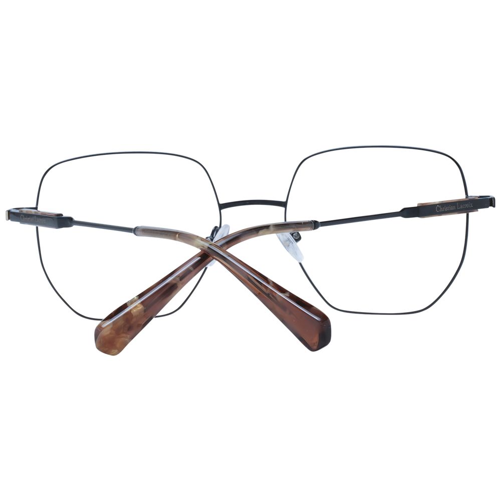 Christian Lacroix Women's Full-Rim Square Stainless Steel Eyeglasses Frames - Black