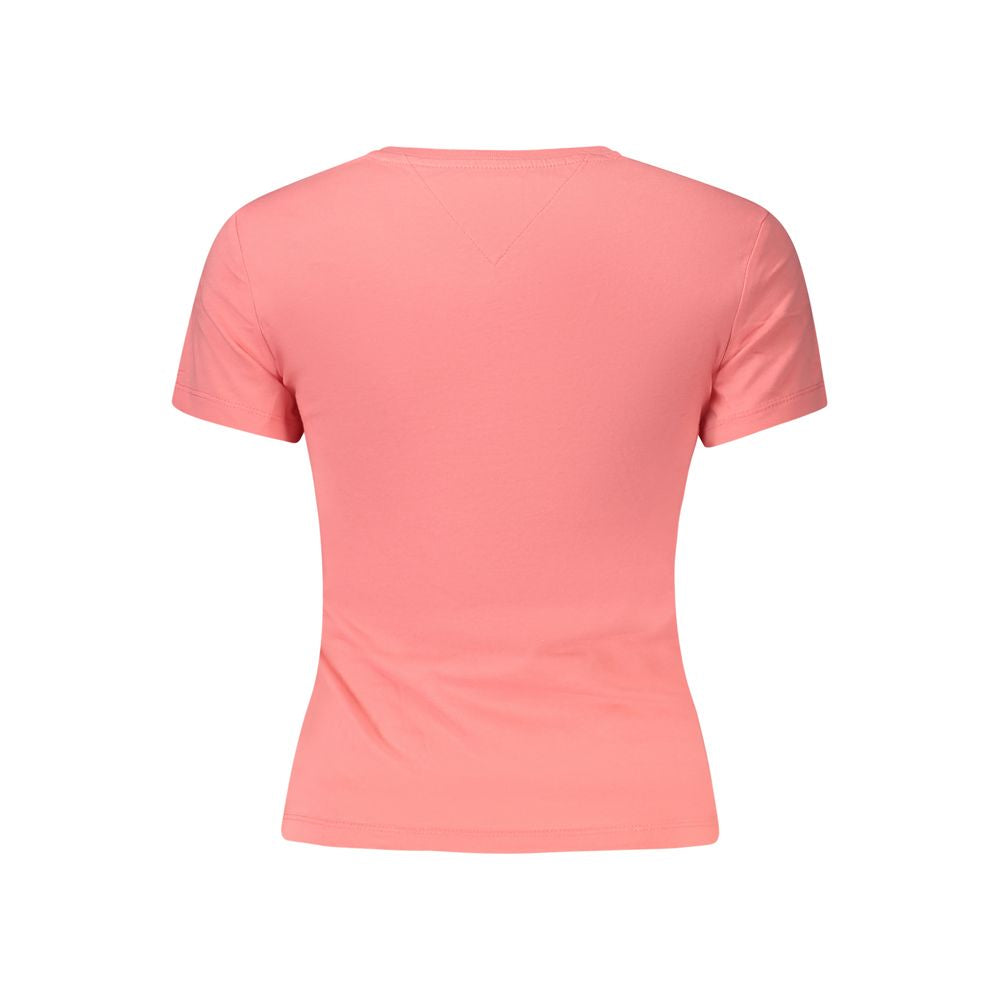 Tommy Hilfiger Rosa Cotton Women T-Shirt