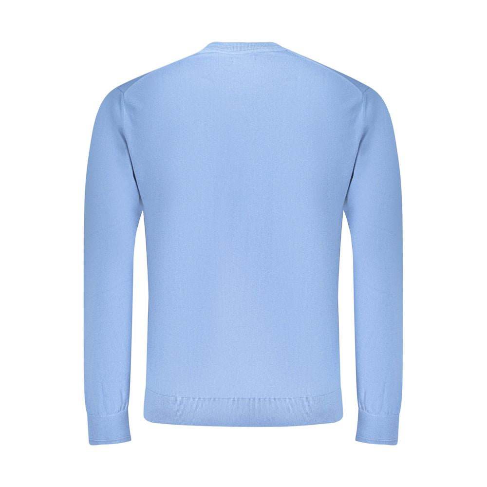 Sweatshirt by Napapijri for men in cotton azzurro showcases a slouchy chic silhouette, artfully detailed with a slouchy chic and for a slouchy chic finish.