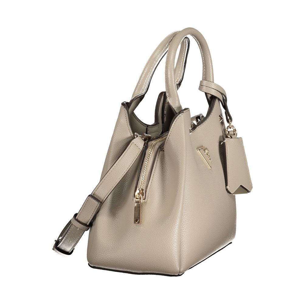 Handbag by Guess Jeans for women in polyurethane gray & signature presents a ornamental silhouette, showcasing a secure zipper, ample external-pockets & internal-pockets, and versatile shoulder-strap & adjustable-strap for a ornamental finish.