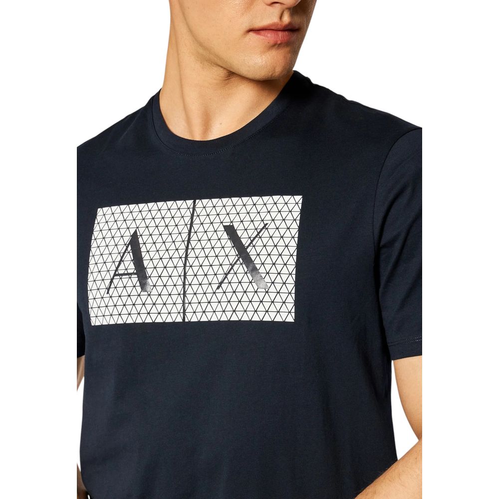 Armani Exchange Men's Cotton T-Shirt - Blue