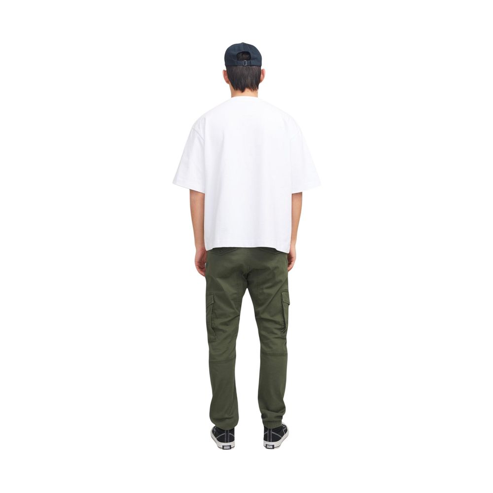Jack Jones Men's Skinny Slim Stretch Cotton Trousers - Green