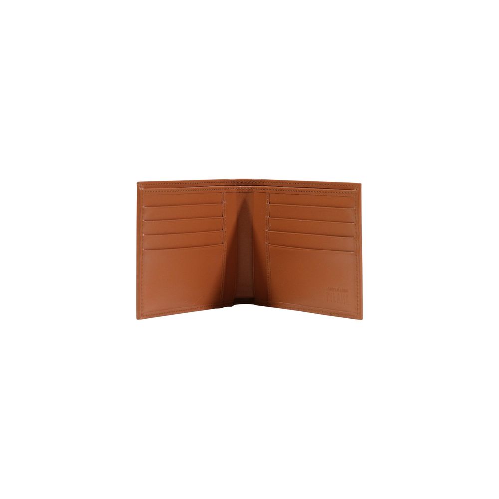 Wallet by Alviero Martini Prima Classe for men in polyethylene & polyurethane beige features a streamlined silhouette, showcasing the streamlined Polyethylene & Polyurethane Wallet design with sophisticated compact-design coin-purse for a premium look.