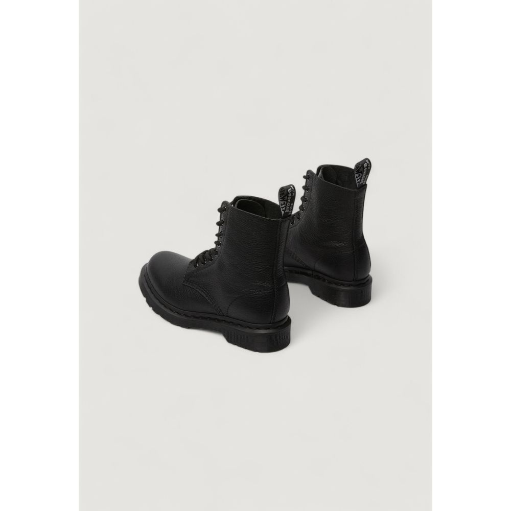 Dr. Martens Essence Virginia Women's Leather & Rubber Lace-Up Ankle Boots - Black