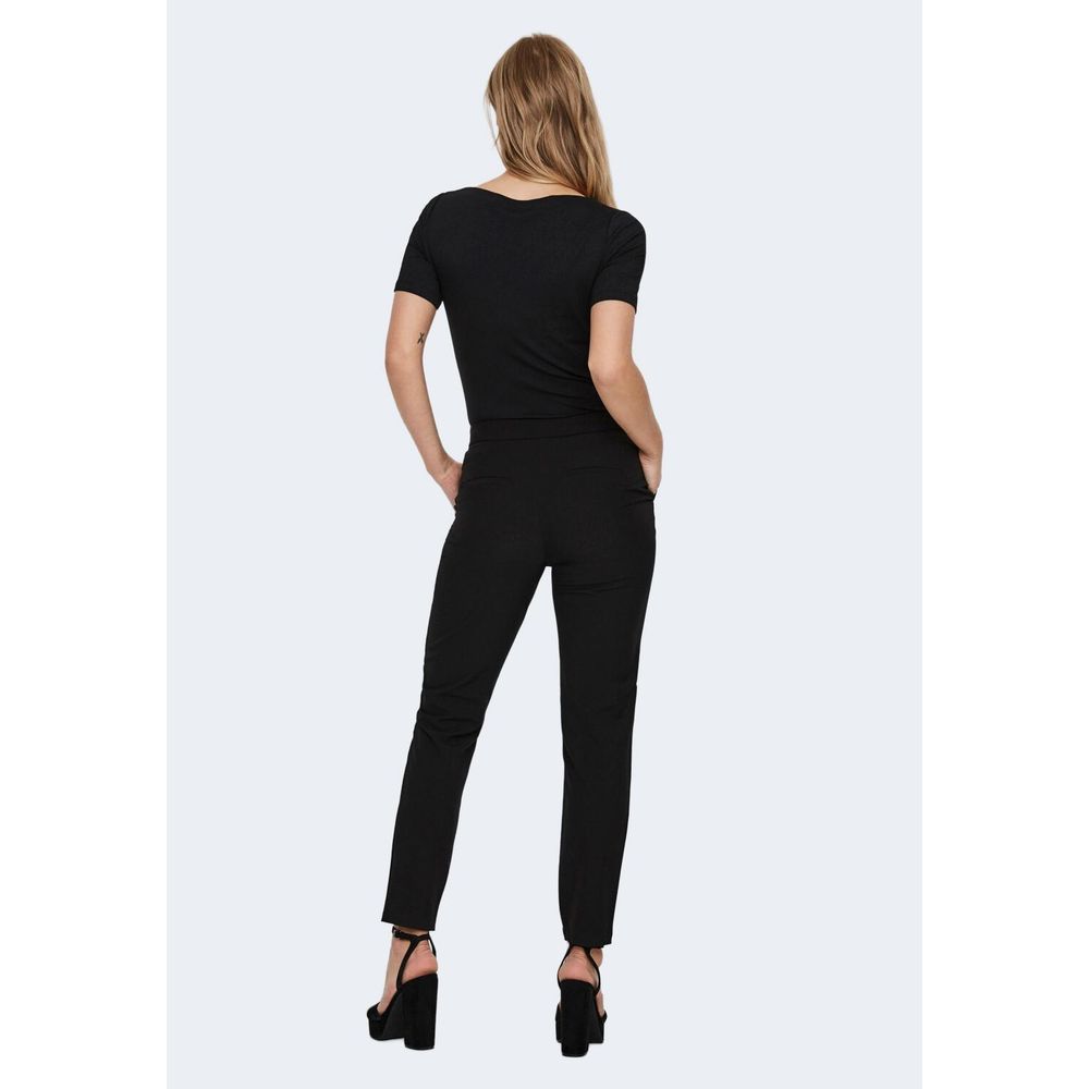 Vero Moda Women's Modal & Viscose T-Shirt - Black