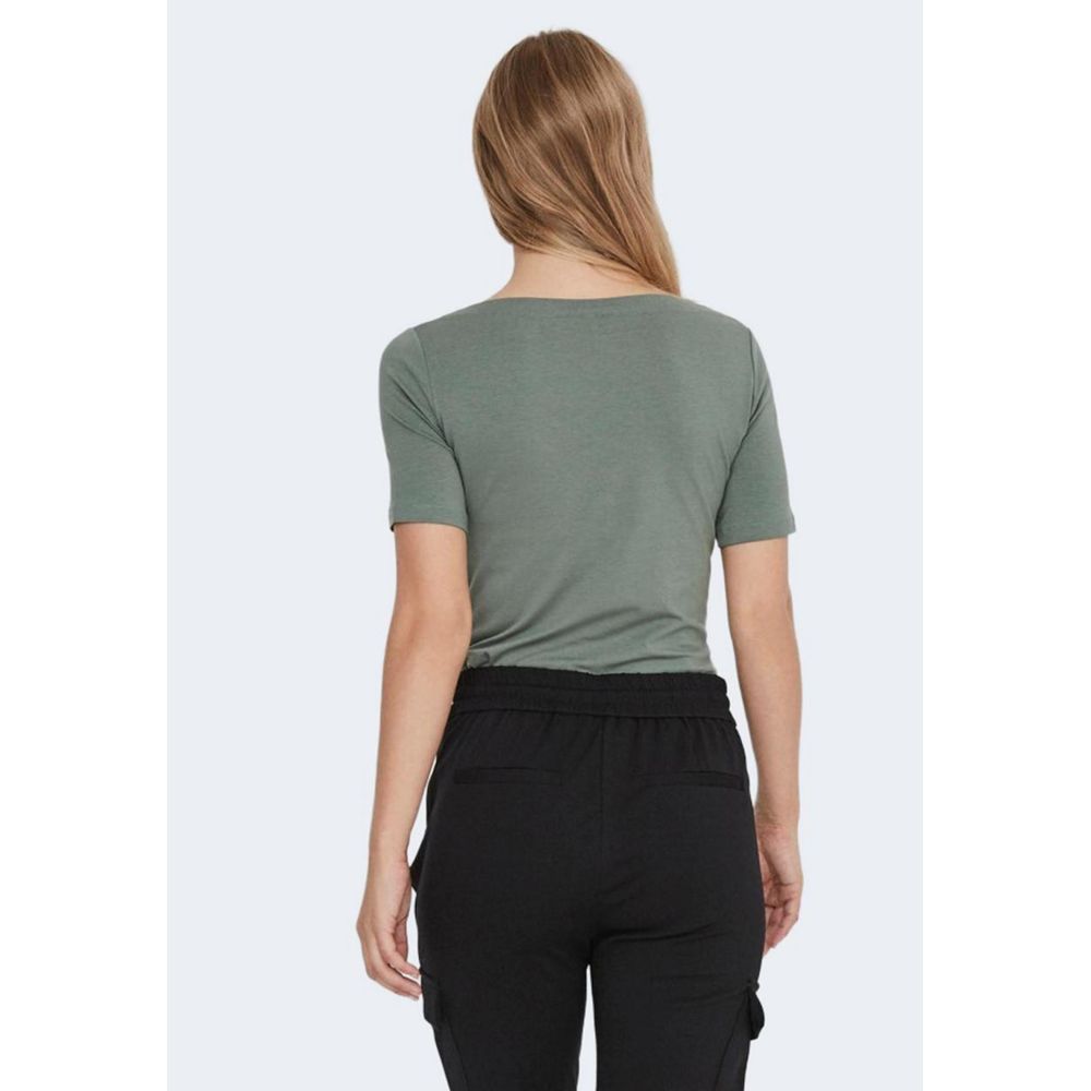 Vero Moda Women's Modal & Viscose T-Shirt - Bicolour