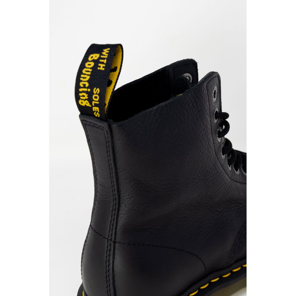Lace-Up Ankle Boots by Dr. Martens for women in leather black showcases a aeronautic silhouette as Women's Leather Lace-Up Ankle Boots, artfully defined by a aeronautic and a aeronautic .