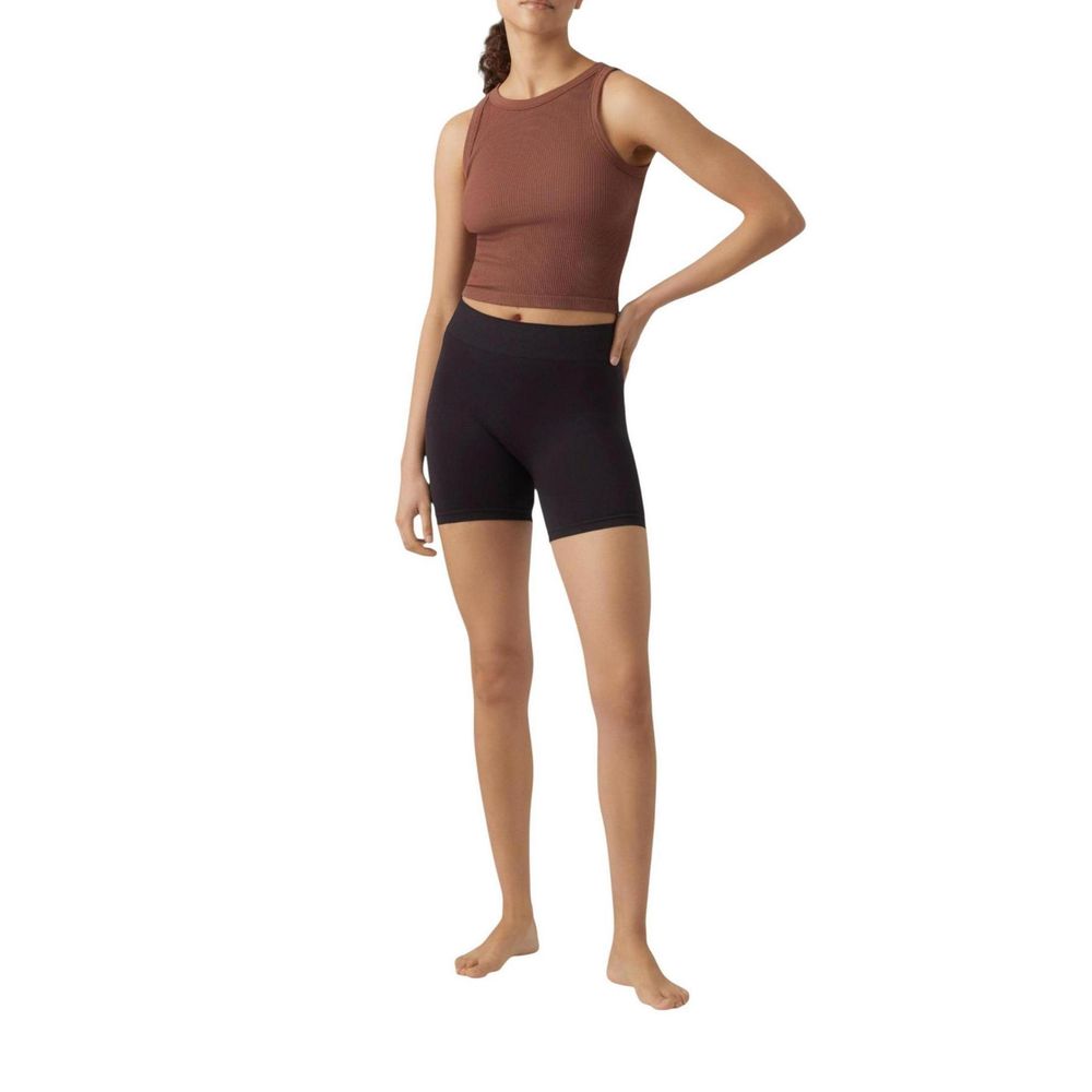 Vero Moda Women's Stretch Polyamide Short Trousers - Black