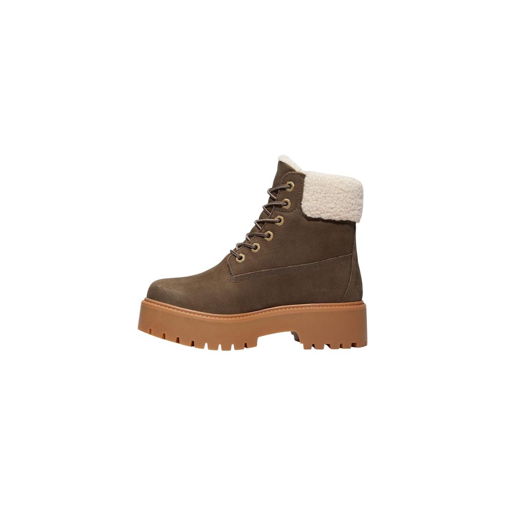 Timberland Women's Waterproof Leather & Fur Lace-Up Boots - Brown