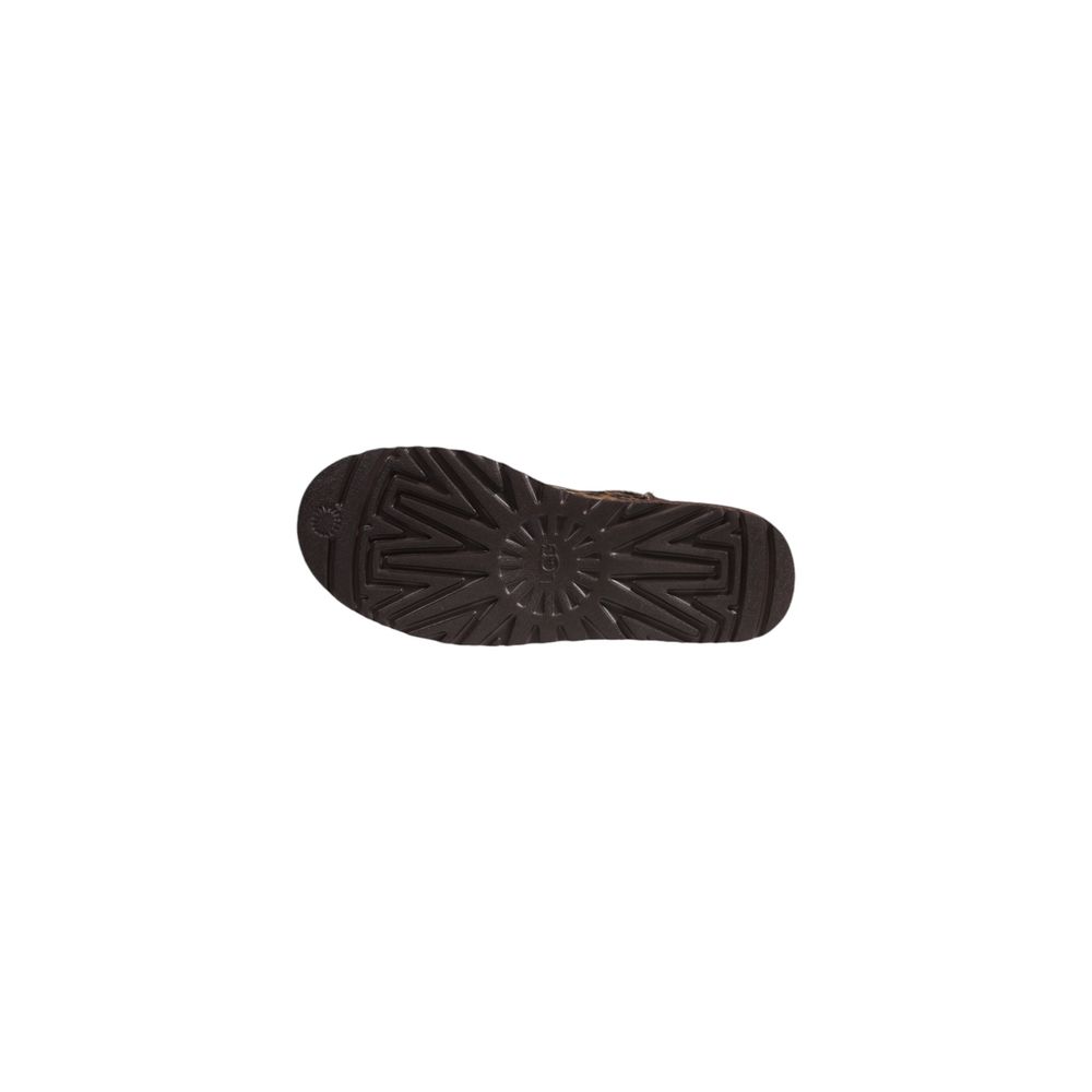 UGG Women's Suede Leather & Rubber Ankle Boots - Animal Brown