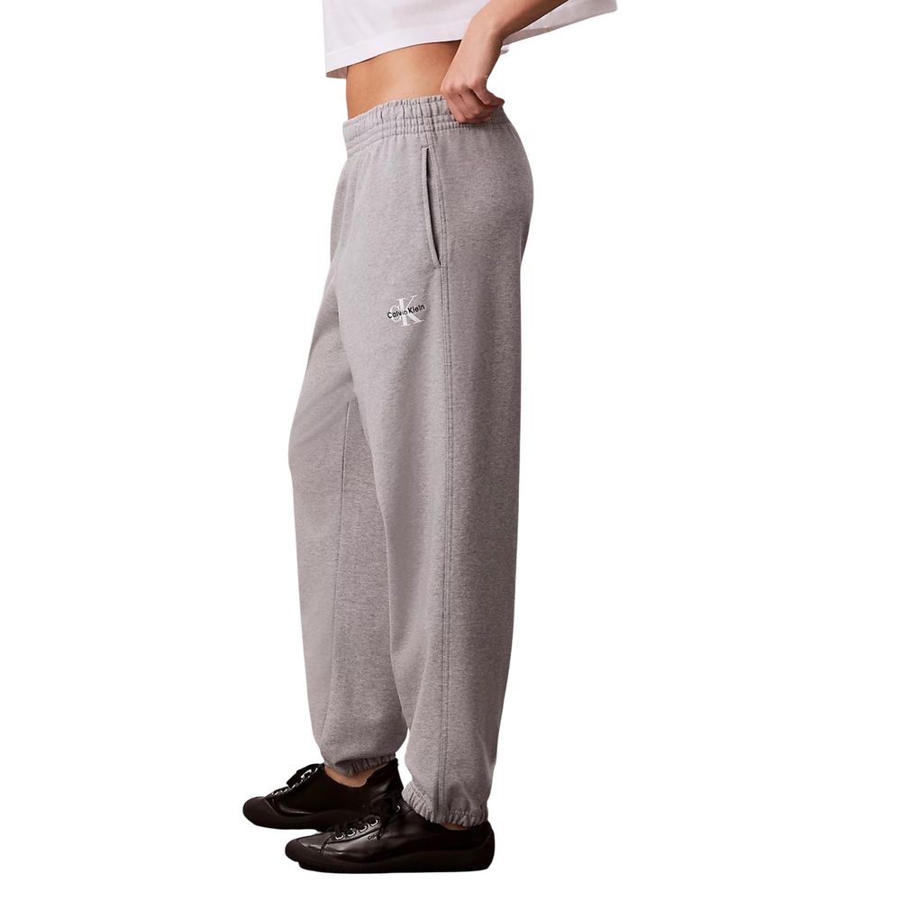 Calvin Klein Jeans Women's Relaxed-Fit Cotton Polyester Activewear Jogger Pants - Gray