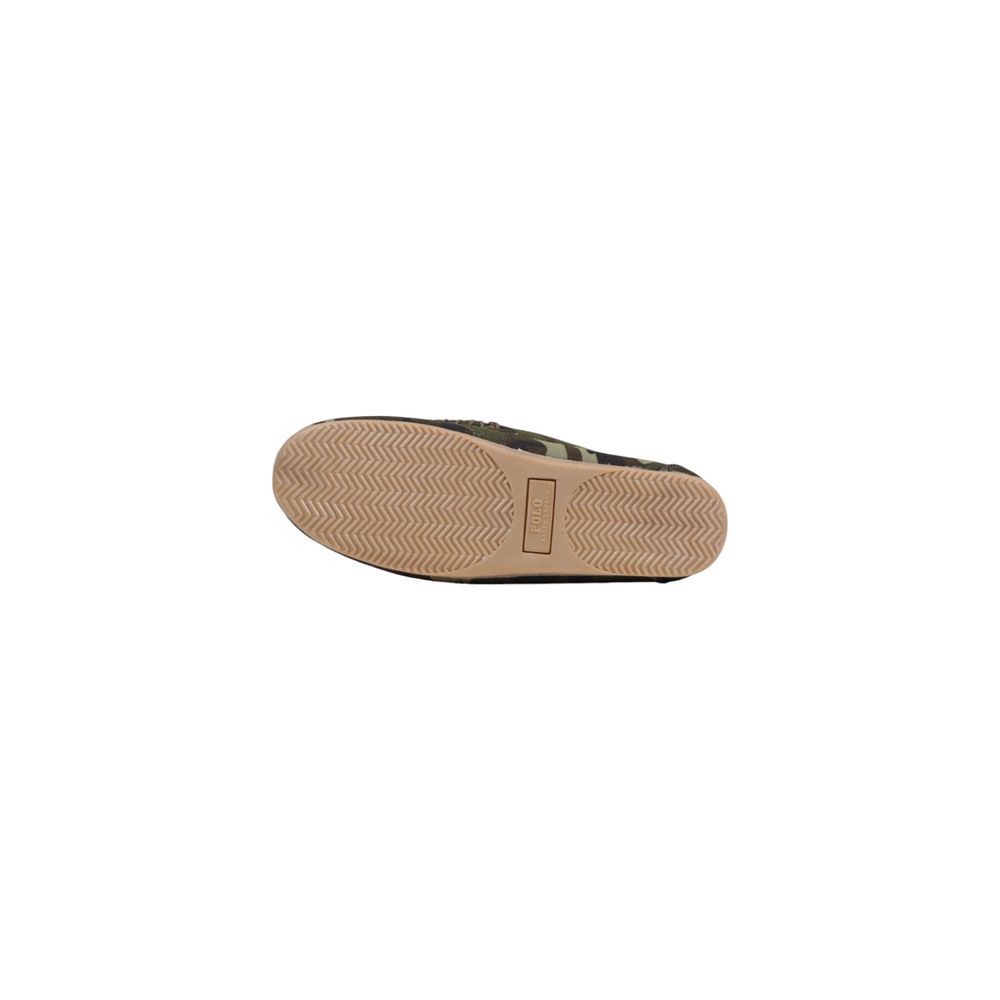 Ralph Lauren Men's Textile Moccasin Slippers - Green Camouflage