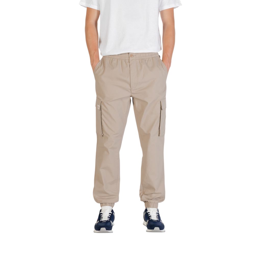 Calvin Klein Jeans Men's Regular-Fit Stretch Polyester Cotton Cargo Pants - Brown