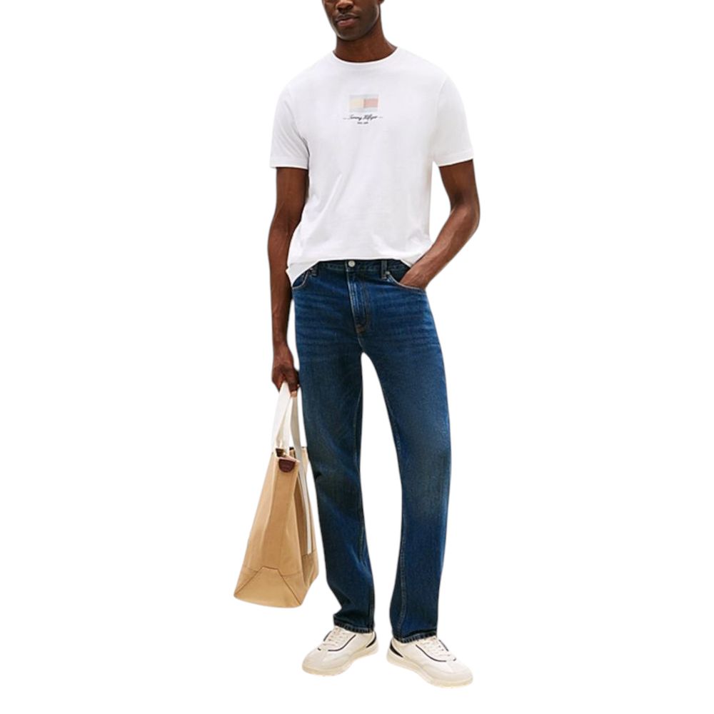 Tommy Hilfiger White Recycled Cotton T-Shirt