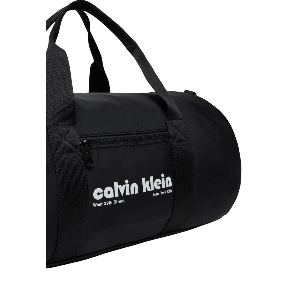 Calvin Klein Polyester Travel Gym Duffel Bag - Black