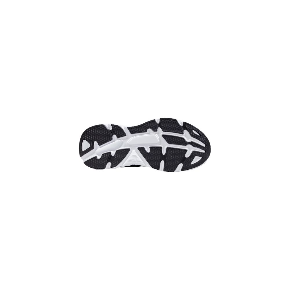 EA7 Emporio Armani Men's Athletic Polyester Sneakers - Black White Patterned